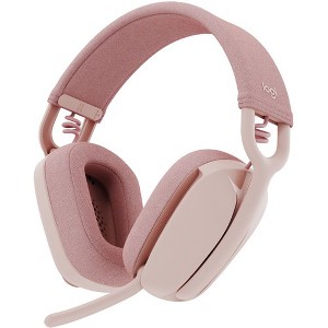 Logitech Zone Vibe 100 Rose - Noise Cancelling Microphone - Stereo - Wireless - Multipoint Bluetooth - USB-C Charging Cable and Travel Bag Included - 1 of 4