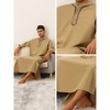Lars Amadeus Men's Short Sleeves Button Loose Fit Loungewear Gown Nightwear - 3 of 4