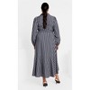 Women's Plus Size Selena Wrap Dress - navy | CITY CHIC - 2 of 4