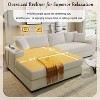 L-Shaped Sectional Sofa Modular Corner Sofa Sleeper Sofa Couch Louge Sofa with Cup Holders & Charging Ports - ModernLuxe - 3 of 4