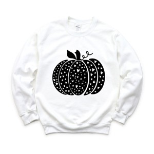 Simply Sage Market Heart Pumpkin Sweatshirt - 1 of 4