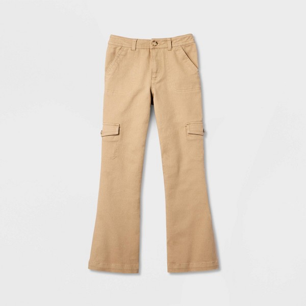 Pantalones de Cargo de Tiro Medio con Pierna Recta para Niña - Cat & Jack™ 2