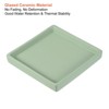 Unique Bargains Indoor Ceramic Square Plant Pot Saucers Tray 2 Pcs - 3 of 4