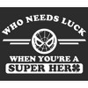 Women's Marvel Spider-Man St. Patrick's Day Who Needs Luck When Your a Superhero T-Shirt - 2 of 4