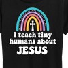 Women's - Instant Message - Teach About Jesus Short Sleeve Graphic T-Shirt - 2 of 4
