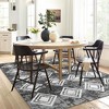 Area Rug Moroccan Soft Rug Modern Geometric Rug for Bedroom Living Room Kitchen Dining Room Rugs - 2 of 4