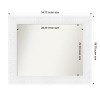 Amanti Art Luxe Non-Beveled Framed Bathroom Vanity Wall Mirror - 3 of 4