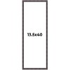 PosterPalooza | Panoramic Slim Profile Brown Picture Frame - UV Acrylic, Foam Board Backing, Hanging Hardware - 2 of 4