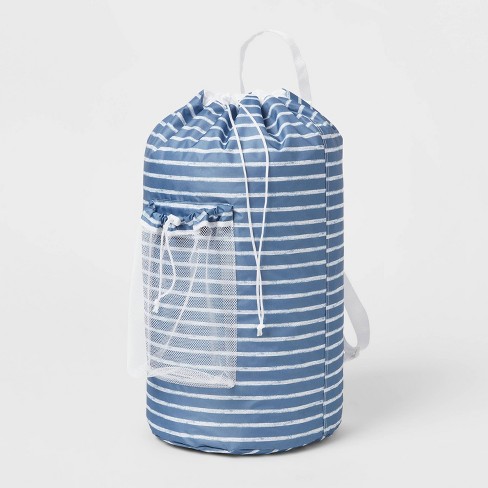 Backpack Laundry Bag Textured Striped - Brightroom™ : Target