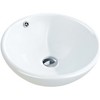 Fine Fixtures Round Vessel Sink Vitreous China with Overflow - 3 of 4