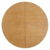 VYNXARIA Extendable Dining Table with a 16-inch Middle Leaf, 42-58in Oval Dining Table for 6(Natural Wood Wash) - 3 of 4