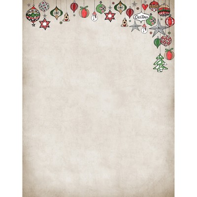 80pk Vintage Chritsmas Letterhead