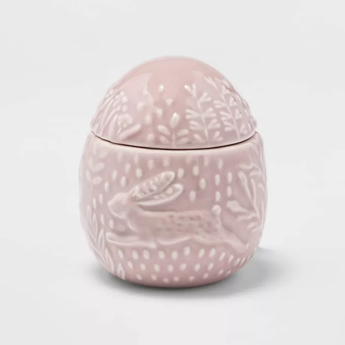 4" Ceramic Easter Egg Figural Candle - Threshold™
