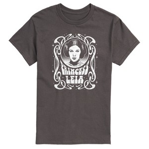 Men's - Star Wars - Princess Leia Art Nouveau Short Sleeve Graphic T-Shirt - 1 of 4
