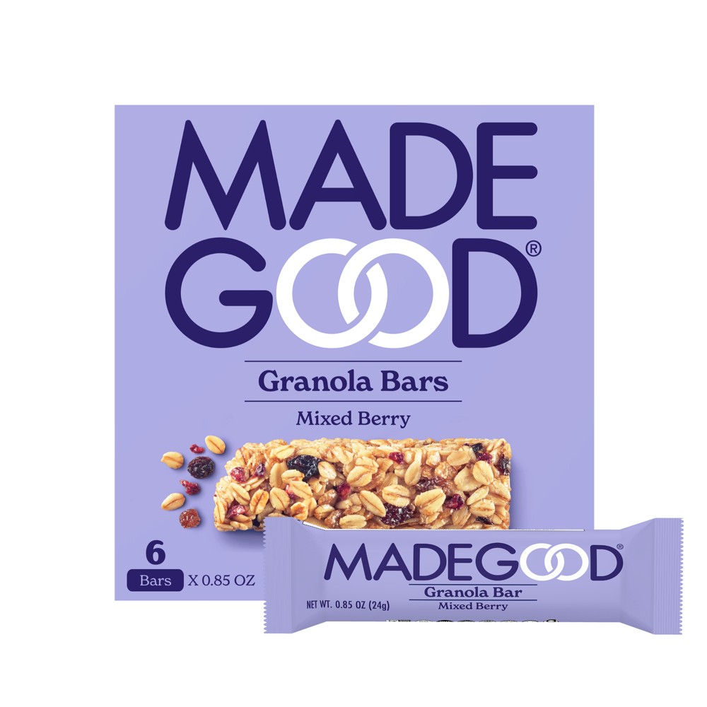 MadeGood Mixed Berry Granola Bars - 6ct