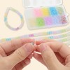Unique Bargains 4mm Round Glass Beads for Bracelets for Making Bracelet Making DIY Crafts Mixed Color - 4 of 4