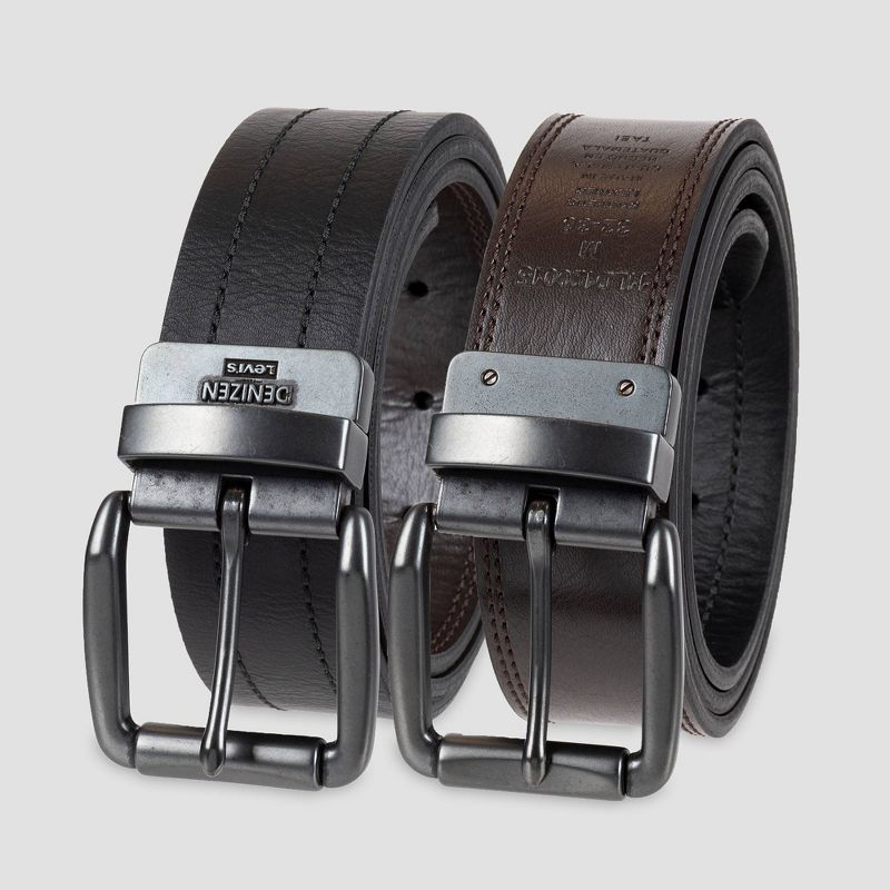 DENIZEN® from Levi's® Men's Reversible Casual Belt - Black, 3 of 6