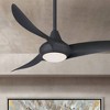 44" Minka Aire Light Wave Coal Finish LED Ceiling Fan with Remote - 2 of 4