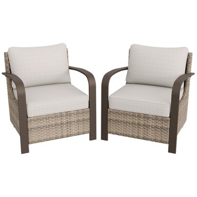 2 chairs, beige
