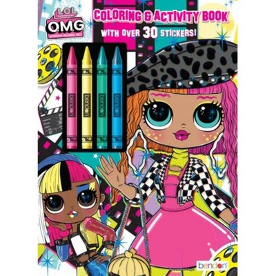 l o l o m g coloring book with crayons target