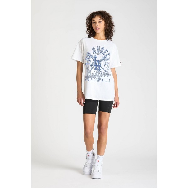 Playera Blanca Champion para Hombre de MLB Los Angeles Dodgers 2