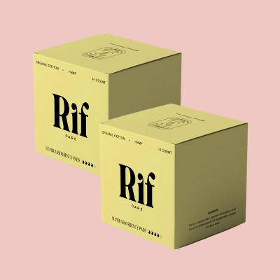 Rif Care Organic Regular Pads Multi-pack With Wings- 42 Count : Target