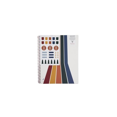 Spiral Notebook 1 Subject College Ruled Retro - Best Year Ever