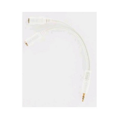 Stereo 3.5mm To 2 X 3.5mm Y-split Cable For Apple Ipod : Target