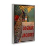 Stupell Industries Vintage Cognac & Peacock Black Framed Floater Canvas Wall Art - 3 of 4
