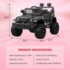 12V Kids Ride On Truck, Electric Play Car Ride-On Toy with Parent Remote Control, 3 Speeds, 4 Tires Suspension, LED Lights - 2 of 4