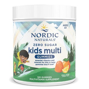 Nordic Naturals Zero Sugar Kids Multi Gummies, 120 Count - 1 of 4