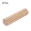 Unique Bargains Arts Garden Christmas Decoration Round Natural Wood Sticks 20 Pcs - 3 of 4