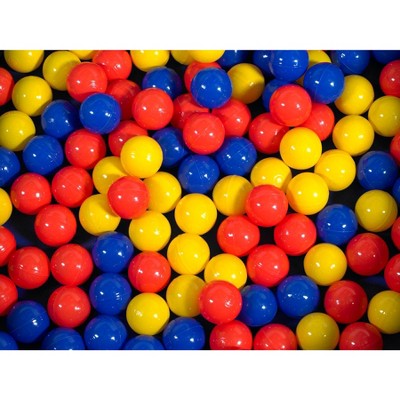Children's Factory Ball Pit Balls, 2-3/4 Inches, Assorted Colors, Case of 500