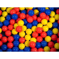 Children's Factory Ball Pit Balls, 2-3/4 Inches, Assorted Colors, Case of 500