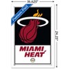 Trends International NBA Miami Heat - Logo 21 Framed Wall Poster Prints - 3 of 4