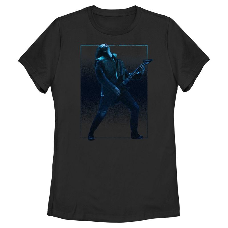 Women's Stranger Things Eddie Munson and His Guitar T-Shirt, 1 of 5