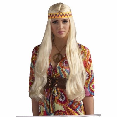 Forum Novelties Woodstock Costume Wig With Headband Blonde