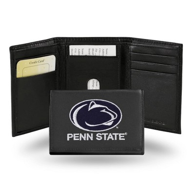 NCAA Penn State Nittany Lions Embroidered Genuine Leather Tri-Fold Wallet