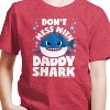 Boys' - Baby Shark - Don't Mess With Dadday Shark Short Sleeve Graphic T-Shirt - 2 of 4