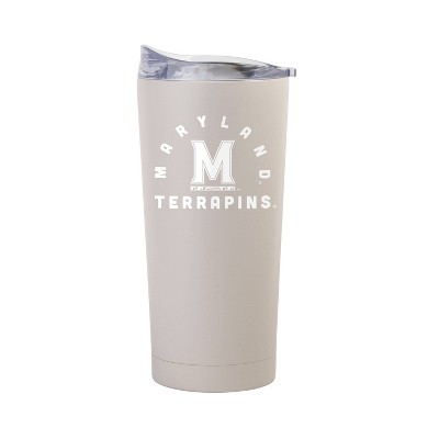 NCAA Maryland Terrapins Sand Powder Coat Tumbler - 20oz
