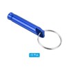 Unique Bargains Aluminum Alloy Camping Hunting Outdoor Survival Signal Whistles with Keychains 6 Pcs - 3 of 4