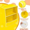 Nursery Kids Bookshelf and Toy Organizer, 2 Tier Wood Toy Storage Organizer for Kids Rooms, Children Bookcase, Book Display Shelf - 3 of 4