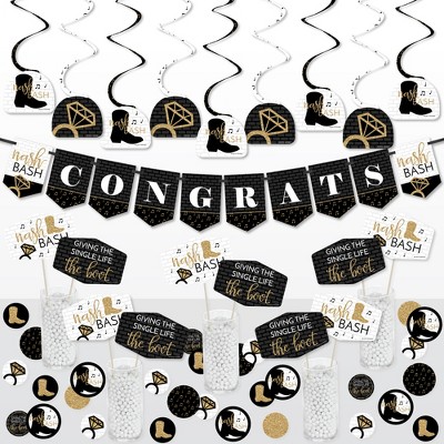 Big Dot of Happiness Nash Bash - Nashville Bachelorette Party Supplies Decoration Kit - Decor Galore Party Pack - 51 Pieces