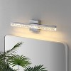 Modern 360-Degree Rotatable Iron/Seeded Acrylic LED Vanity Light - JONATHAN Y - 2 of 4