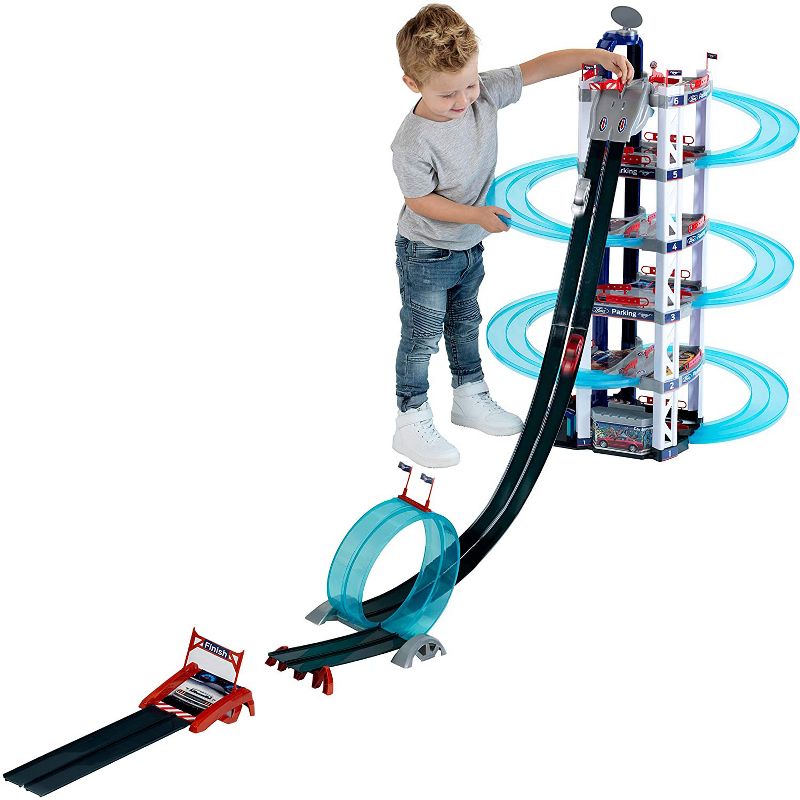 Theo Klein Ford Interactive Toy Car Park 6 Level Full Service Racing Parking Garage Play Set with 2 Cars Included for Kids Ages 3 Years Old and Up, 3 of 6