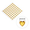 Unique Bargains Heart Shape Self Adhesive Arts Makeup DIY Rhinestone Stickers 256 Pcs - 2 of 4