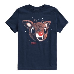 Boys' - Rudolph - Rudolph Portrait Short Sleeve Graphic T-Shirt - 1 of 4