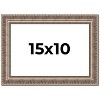 PosterPalooza | Photo Size Ornate Gold Picture Frame - UV Acrylic, Foam Board Backing, Hanging Hardware - 2 of 4