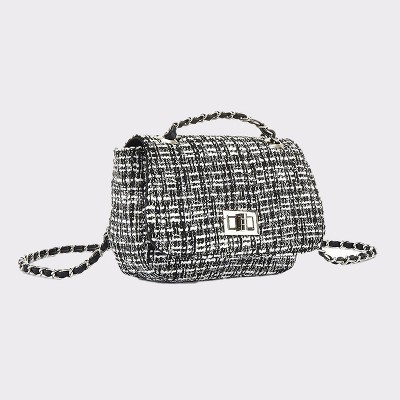 Women's Tweed Crossbody Bag - LASCANA