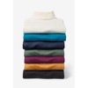 Woman Within Plus Size Ribbed Short Sleeve Turtleneck - 4 of 4